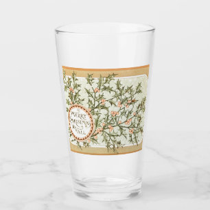 Weihnachten Holly Hübsch Antique Gruß Glas