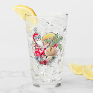 Weihnachten   Hot Holly Jolly Santa Claus Glas