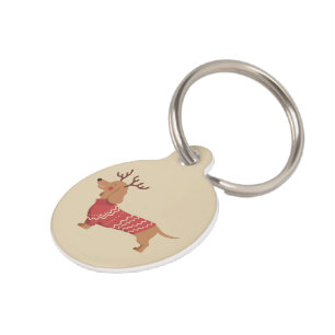 Weihnachten Hundebesitzer Dachshund Geschenk Urlau Haustiermarke