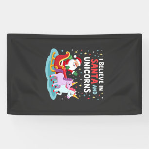 Weihnachten Ich glaube an den Weihnachtsmann und E Banner