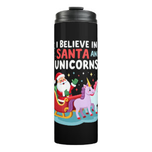 Weihnachten Ich Glaube An Den Weihnachtsmann Und E Thermosbecher