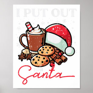 Weihnachten Ich habe für den Weihnachtsmann lustig Poster