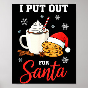 Weihnachten Ich Habe Für Den Weihnachtsmann Lustig Poster