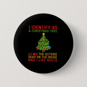 Weihnachten identifiziere ich mich als Weihnachtsb Button