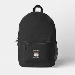 Weihnachten Igel-Umarmer Süßer Igel Feiertag Bedruckter Rucksack