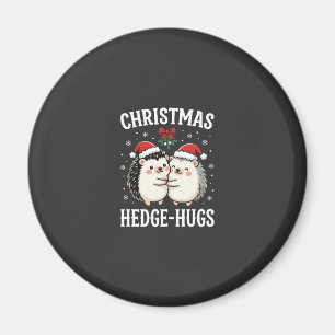 Weihnachten Igel-Umarmer Süßer Igel Feiertag Magnet
