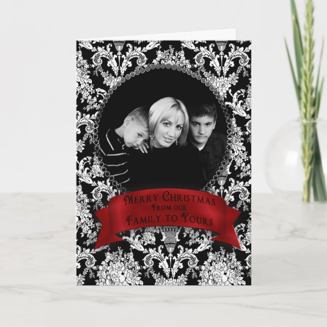 Weihnachten - Ihre Familie - Foto einfügen (Vorderseite)