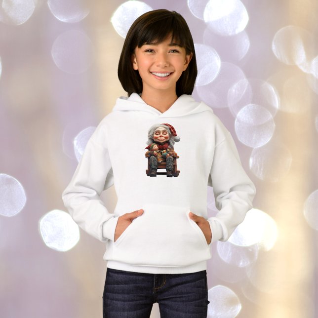 Weihnachten-II-Mädchenhaus Hoodie (Von Creator hochgeladen)