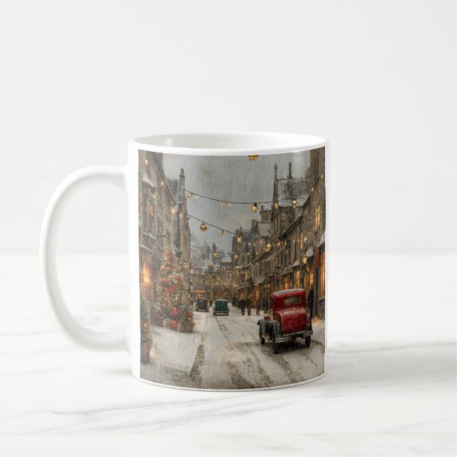 Weihnachten im alten Stil Kaffeetasse (Links)