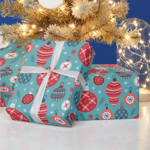 Weihnachten im alten Stil Muster Geschenkpapier
