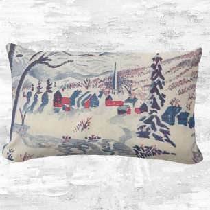 Weihnachten im alten Stil, Winterschlandschaft Dor Lendenkissen