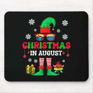 Weihnachten im August Funny Elf für Sommer Weihnac Mousepad