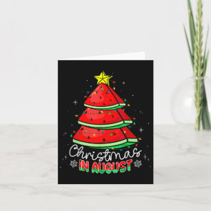 Weihnachten im August Funny Seven Karte