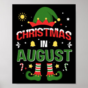 Weihnachten im August Sonnenelf für Weihnachten Poster