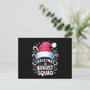 Weihnachten im August Squad Funny Summer Xmas
