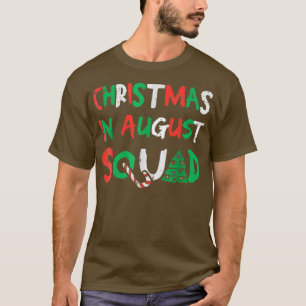 Weihnachten im August Squad Funny Summer Xmas Men T-Shirt
