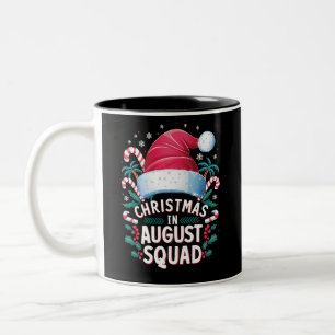 Weihnachten im August Squad Funny Summer Xmas Zweifarbige Tasse
