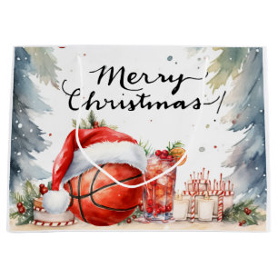 Weihnachten im Basketball für den Spieler Große Geschenktüte