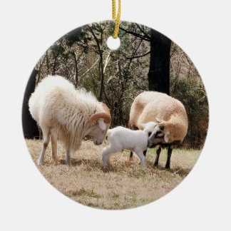 Weihnachten im Bauernhaus Keramik Ornament