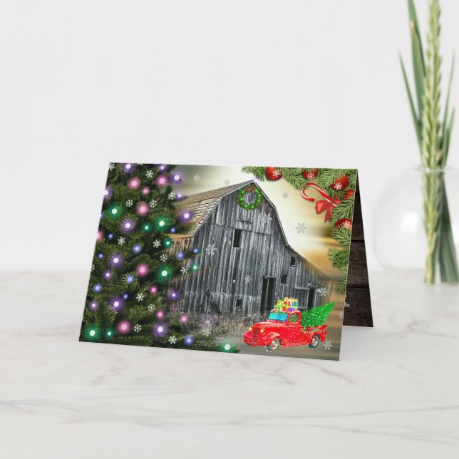 Weihnachten im Bauernhof Weihnachtsbaum (Vorderseite)