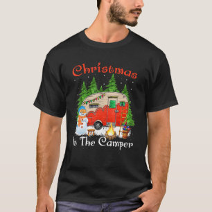 Weihnachten im Camper Familie Niedliches Camping C T-Shirt