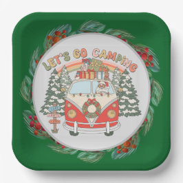 Weihnachten im Camping Pappteller