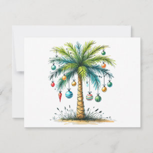 Weihnachten im Dezember Tropisches Weihnachten am Save The Date