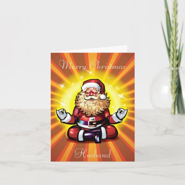 Weihnachten im Fernabsatz Grußkarten-Ehemann (Vorderseite)