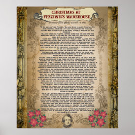 Weihnachten im Fezzwig's Warehouse Weihnachtslied Poster