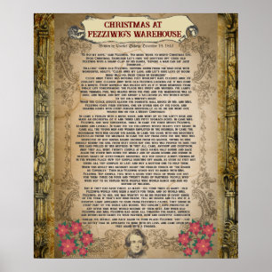 Weihnachten im Fezzwig's Warehouse Weihnachtslied  Poster