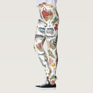 Weihnachten im Fischfang Leggings