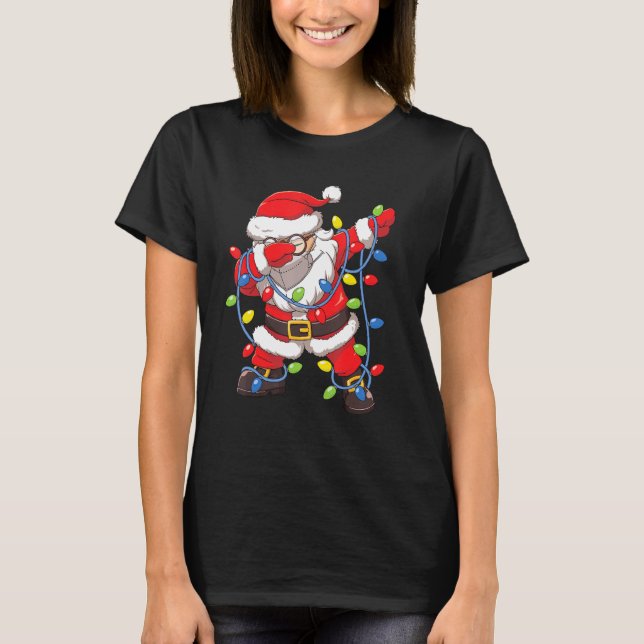 Weihnachten im Gesicht Masken Mädchen Mädchen Weih T-Shirt (Vorderseite)