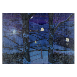 Weihnachten im Glen Cutting Board Schneidebrett