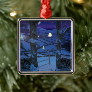 Weihnachten im Glen-Ornament Ornament Aus Metall
