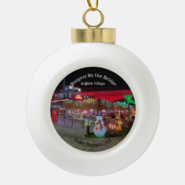 Weihnachten im Havasu-See Keramik Kugel-Ornament