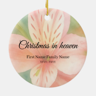 Weihnachten im Himmel Erinnerungsanhänger Lilie Pa Keramik Ornament