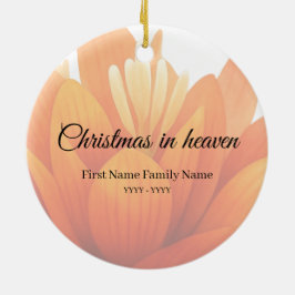 Weihnachten im Himmel Erinnerungsornament Keramik Ornament
