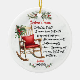 Weihnachten im Himmel Keramik Ornament