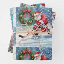 Weihnachten im Hockey mit dem Weihnachtsmann