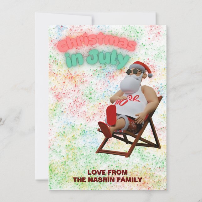 Weihnachten im Juli (Vorderseite)