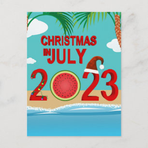 Weihnachten im Juli 2023 Wassermelonenstrand