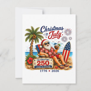Weihnachten im Juli 250 Jahre Freiheitsstrand Sant