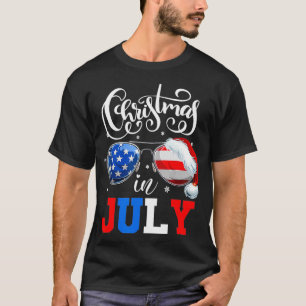 Weihnachten im Juli Amerikanische Sonnenbrille Som T-Shirt