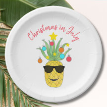 Weihnachten im Juli Ananas Tropischer Urlaub
