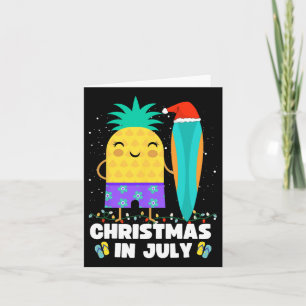 Weihnachten im Juli Ananas Weihnachten im Juli Dek Karte