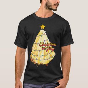 Weihnachten im Juli Ananas Weihnachtsbaum Sommer  T-Shirt