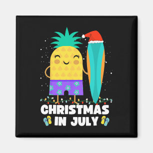 Weihnachten im Juli Ananas Xmas im Juli Dekoration Magnet