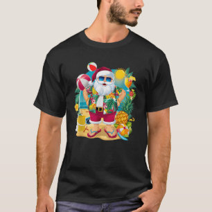 Weihnachten im Juli auf Beach Hawaiian Summer V T-Shirt