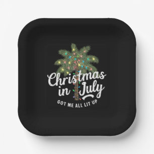 Weihnachten im Juli brachte mich richtig in Stimmu Pappteller