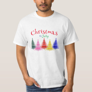 Weihnachten im Juli Bunter Spaß T-Shirt